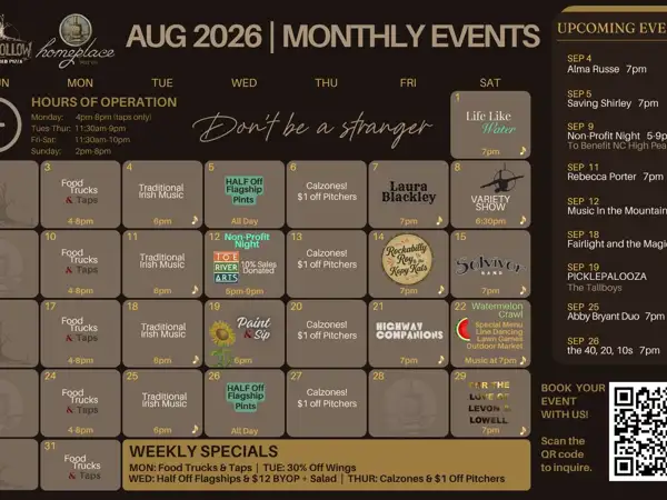 August Calendar
