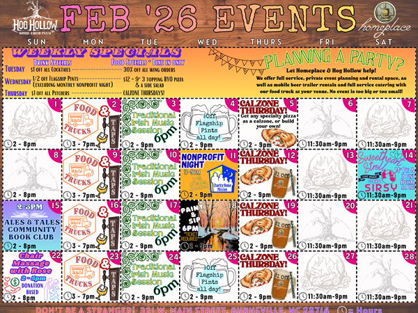 events calendar